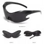 Futuristic Shield Sunglasses for Men Women Fashion Wrap Around Sports Sunglasses