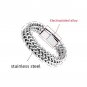 Stainless Steel Braided Double Row Front and Rear Fish Scale Alloy Magnetic Buck