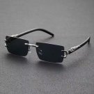 Unisex Classic Square Frame Fashion Metal Sunglasses For Cool Outdoor Accessorie