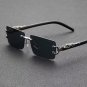 Unisex Classic Square Frame Fashion Metal Sunglasses For Cool Outdoor Accessorie