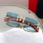 2025 Rhinestones Green Sunglasses Fashion Iced Out Luxury Design Carter