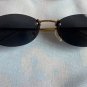 Elegant Diamond Oval Sunglasses Male Letter "F" Rimless Sunglasses Female