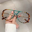 Aviator Glasses Clear Lens Gold Frame Fashion Eyeglasses Pilot Style Retro