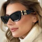 Fashion Rectangle Sunglasses 2025 Women Men Trendy Cat Eye Sun Glasses Female