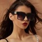 New Luxury  Design Square Oversized Sunglasses Women 2025 Fashion Thick Frame