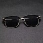 Unisex Metal Square Sunglasses – Trendy Outdoor Photo & Fashion Accessory