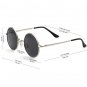 Mens Round Polarized Circle Sunglasses Hippie Retro Small Vintage Style Shades