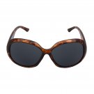 Polarized Oversized Sunglasses Women Black Lens UV400 Tortoise Retro Chic Shades