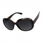 Polarized Oversized Sunglasses Women Black Lens UV400 Tortoise Retro Chic Shades