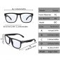 Square Polarized Sunglasses Mens Women Photochromic Driving Glasses UV400