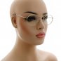 Retro Round Clear Lens Glasses Silver Frame Oval Eyewear Vintage Style Unisex