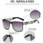 Polarized Square Sunglasses Men Women UV400 Protection Gradient Lens Sport Style
