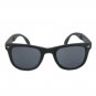 Matte Black Square Folding Sunglasses 4105 &acirc;�� Classic Style + Case Included