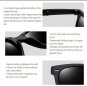 Matte Black Square Folding Sunglasses 4105 &acirc;�� Classic Style + Case Included