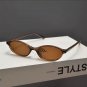 Retro Oval Frame Sunglasses Fashion Personalized Trendy Small Frame Sunglasses
