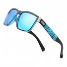 Polarized Square Sunglasses Men Women UV400 Blue Mirror Lens Driving Sport Shade