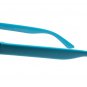 Bunny Ears Fun Party Colorful Cute Heart Accent Black & Blue Clear Lens Glasses