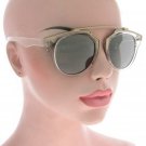 So Real Outdoor Fashion Sunglasses Christian Designer Cat Eye Linear Mirror Lens