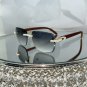 2025 Iced Out Diamond Rapper Sunglasses Men Women Luxury Fashion Square Shades
