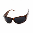Gangster Style Sunglasses Slim Cholo Wrap Super Dark OG LOC Brown Glossy Shades