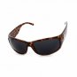 Gangster Style Sunglasses Slim Cholo Wrap Super Dark OG LOC Brown Glossy Shades