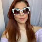 2025 New Tom Fashion Brand Designer Cat Eye Women Sunglasses Female Gradient