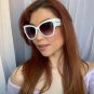 2025 New Tom Fashion Brand Designer Cat Eye Women Sunglasses Female Gradient