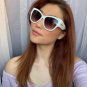 2025 New Tom Fashion Brand Designer Cat Eye Women Sunglasses Female Gradient