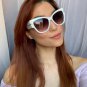 2025 New Tom Fashion Brand Designer Cat Eye Women Sunglasses Female Gradient