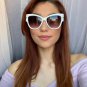 2025 New Tom Fashion Brand Designer Cat Eye Women Sunglasses Female Gradient