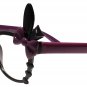 Bunny Ears Fun Party Colorful Cute Heart Accent Black Purple Clear Lens Glasses