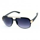 Gradient Lens Sunglasses – Polycarbonate, Shiny & Matte Black Frames
