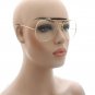 Vintage Gold Aviator Clear Lens Glasses Classic Retro Style Eyewear Unisex Frame