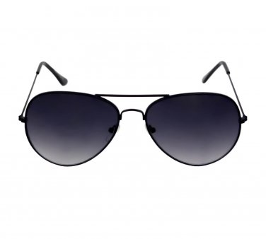 Retro Pilot Style Gradient Lens Sunglasses Metal Frame Unisex UV400 52mm