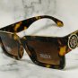 MEN SUNGLASSES HIP HOP SQUARE DESIGNER SHADES RETRO GOLD FRAME RAPPER FASHION