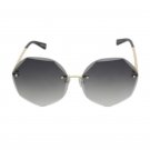 Fashion New Polygonal Metal Sunglasses Retro Ladies Glasses Classic Trend Luxury
