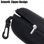 Sunglasses Case, Eyeglasses Case, Portable Zipper Protect Case with Clip