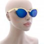 Cat Eye "Ronette" Mirrored Sexy Women's Sunglasses Metal Frame SEXY GIRL GAFAS @