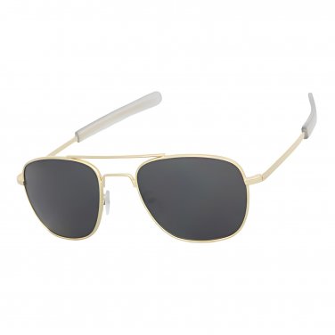 Mens Gradient Aviator Sunglasses Gold Frame UV400 Classic Retro Driving Eyewear
