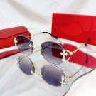 Gradient Men's Rimless Sunglasses Sun Protection UV br Protection Fashion