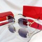 Gradient Men's Rimless Sunglasses Sun Protection UV br Protection Fashion