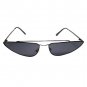 Classy Exotic Unique Chic Sexy Thin Minimalist Black Cat Eye Sunglasses