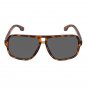 Mens Polarized Aviator Sunglasses Tortoise Frame Black Lens UV400 Retro M Jacob