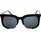 Semi Rimless Horn Rimmed  Women’s Sunglasses 1524 Open Frame Design