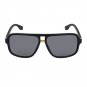 Mens Polarized Aviator Sunglasses Black Frame Dark Lens UV400 Retro M Jacob Fash
