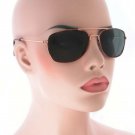 KISS Aircraft Sunglasses – Unisex Square Metal Frame with Green Glass Lens