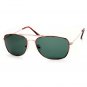 KISS Aircraft Sunglasses â Unisex Square Metal Frame with Green Glass Lens