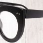 Womens Oversized Exaggerated Retro Cat Eye Clear Lens Eye Glasses Black Frame