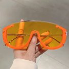 Y2k Stylish Women Orange Sunglasses Fashion HD  Outdoor Sports Shades Trend