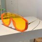 Y2k Stylish Women Orange Sunglasses Fashion HD Outdoor Sports Shades Trend